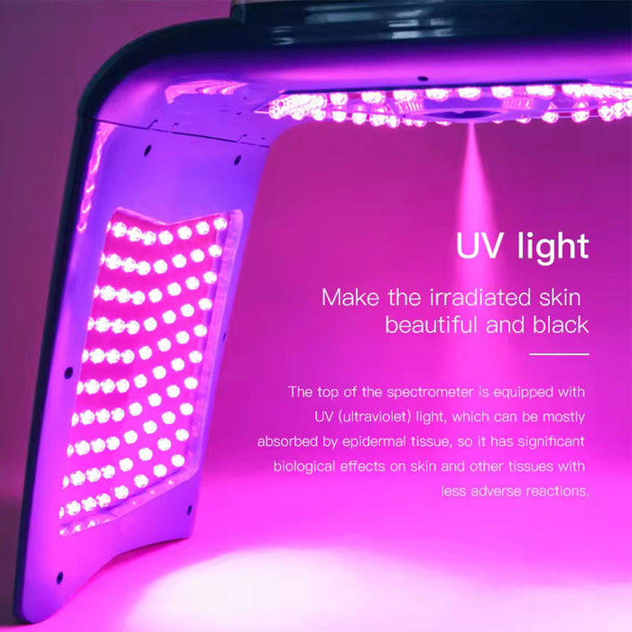 Wholesale Skin Rejuvenation Nano Water Spray Face Panel Led Facial Machine 7 Light Led PDT light Therapy For SPA Salon