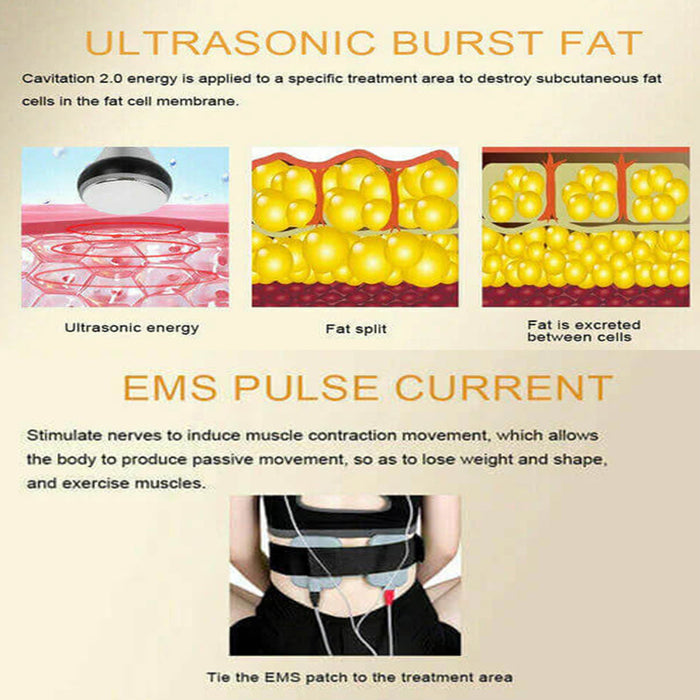 10 in 1 Cavitation Machine Body Slimming Body Sculpting Lipo Laser Fat Loss