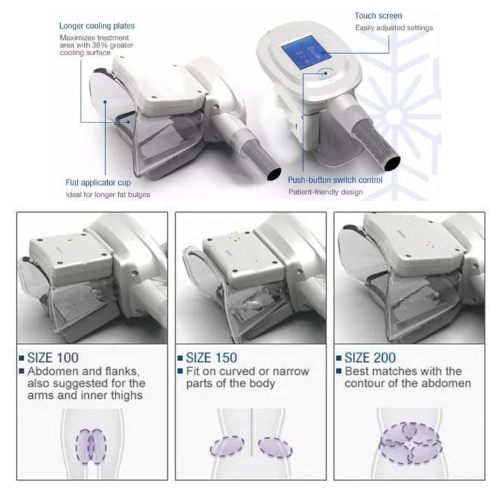 Freeze contour plus cryo 360 Cool body shape / cold & hot cycle fat freezing machine