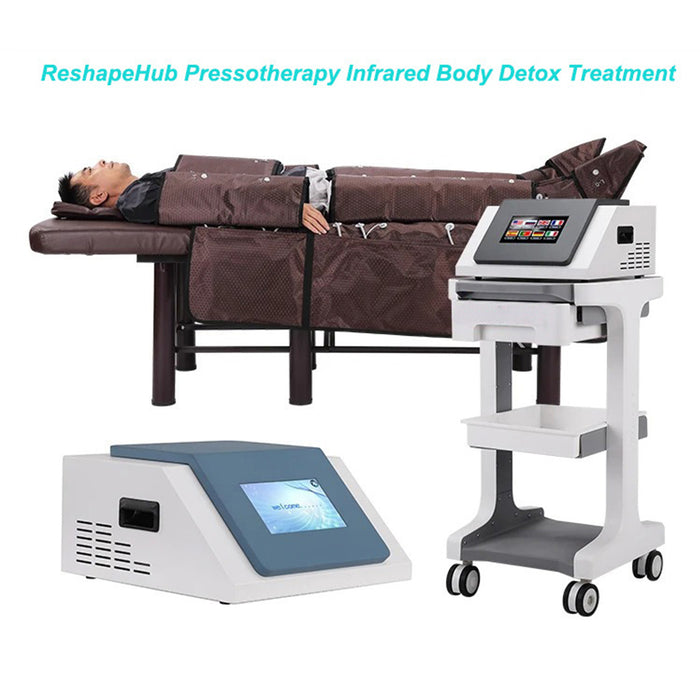 24 Airbags Pressotherapy Machine Lymph Drainage Air Pressure Therapy Slimming Weight Loss Beauty Salon Equipment