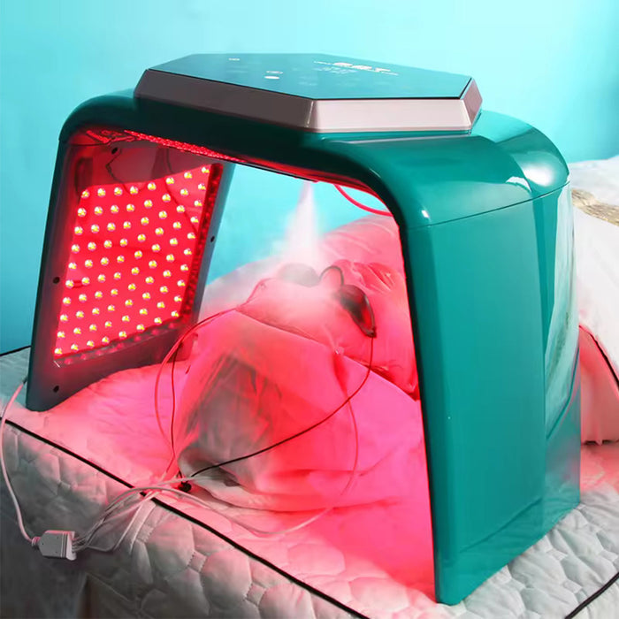 Wholesale Skin Rejuvenation Nano Water Spray Face Panel Led Facial Machine 7 Light Led PDT light Therapy For SPA Salon