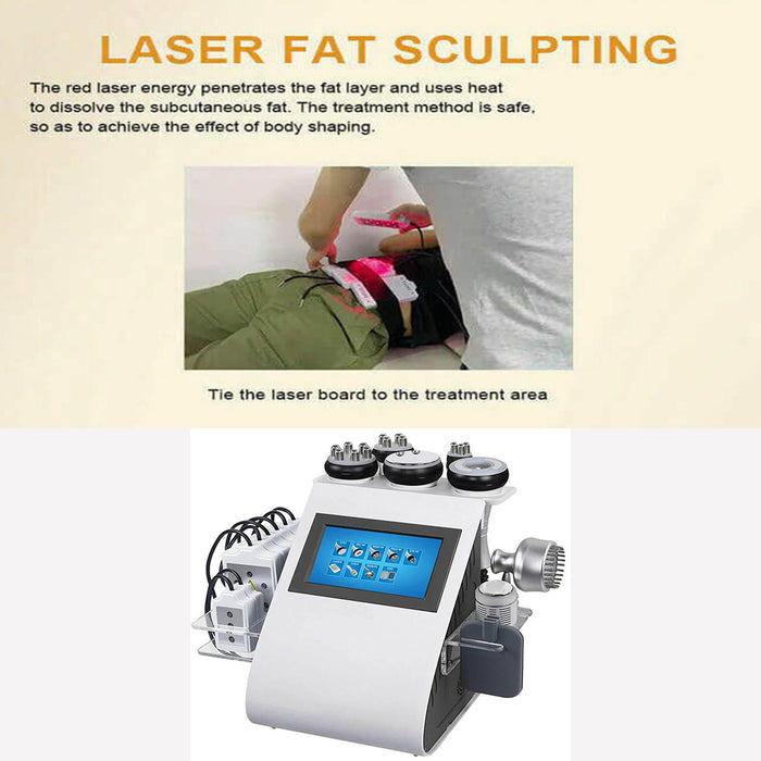 10 in 1 Cavitation Machine Body Slimming Body Sculpting Lipo Laser Fat Loss