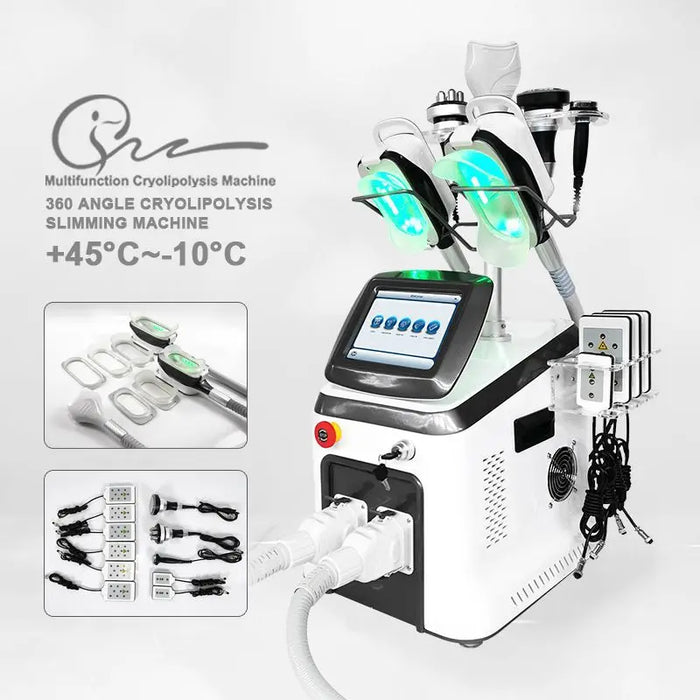 4 in 1 Cryolipolysis Cryotherapy Slimming Machine Cavitation Lipo Laser RF Weight Loss Body Shape Machine