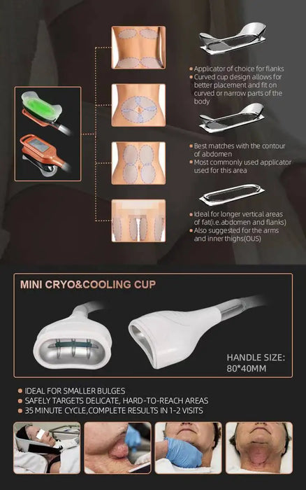 4 in 1 Cryolipolysis Cryotherapy Slimming Machine Cavitation Lipo Laser RF Weight Loss Body Shape Machine