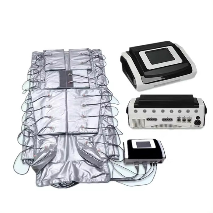 Boom 3 IN 1 Far Frared Pressotherapy EMS Sauna Blanket For Body Detox Massage Equipment  Slimming Weight Loss