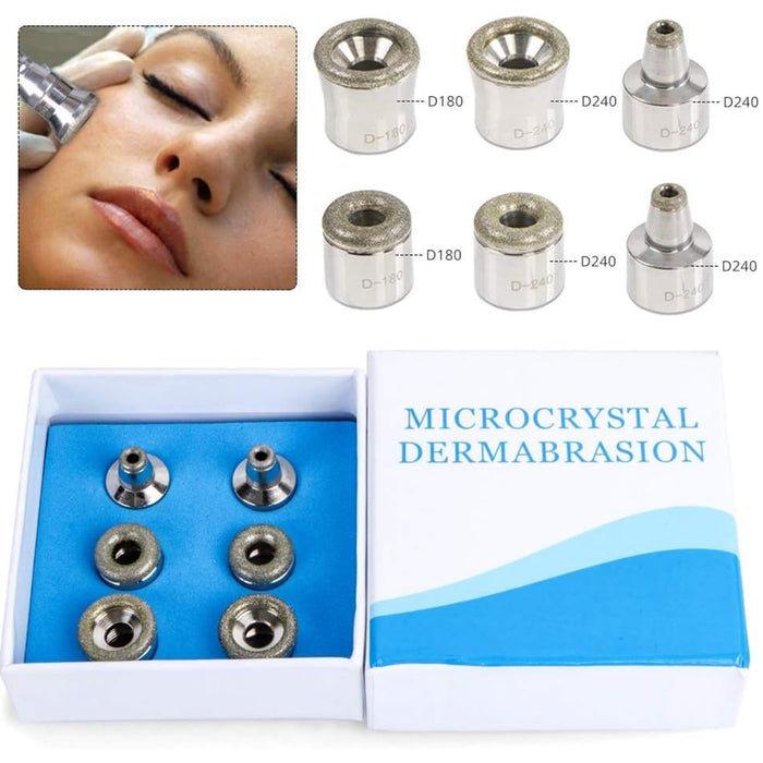 Dermabrasion Machine Tips, Diamond Microdermabrasion Dermabrasion Replacement Beauty Tools Skin Care Diamond Dermabrasion Replacements 6 Tips