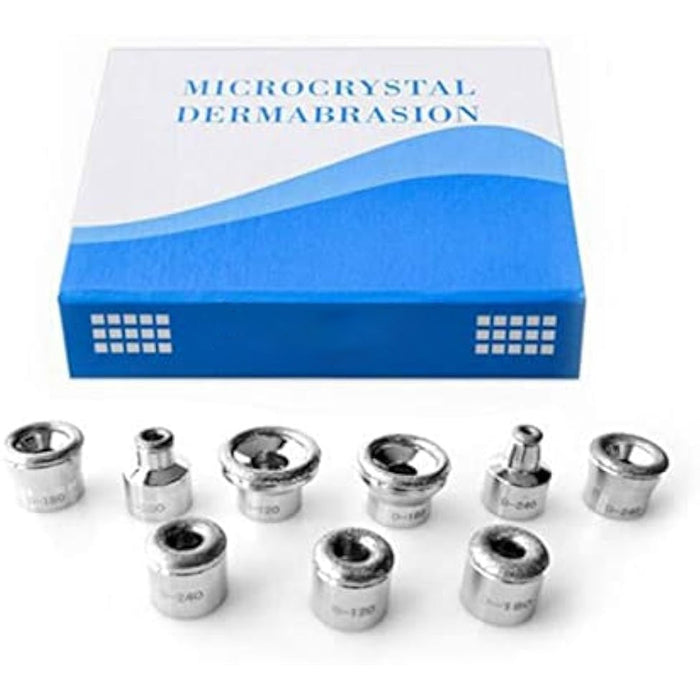 Diamond Dermabrasion Head Microdermabrasion Exfoliator Home Facial Dermabrasion Tool Dermabrasion Replacements 9Tips