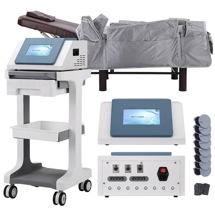 24 Airbags Pressotherapy Machine Lymph Drainage Air Pressure Therapy Slimming Weight Loss Beauty Salon Equipment