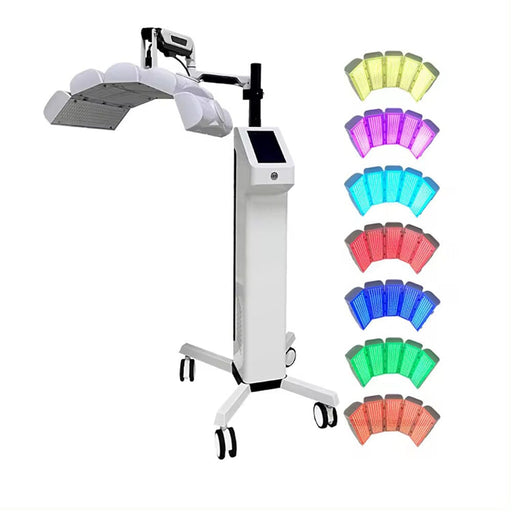 Led PDT Bio Light Therapy Panel Acne Treatment 7 Colors Light Therapy Facial Caring Machine For Face And Body reshapehub 