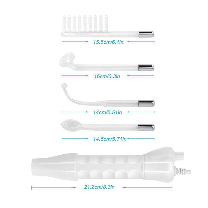 4 in 1 High Frequency Skin Therapy Wand Machine for Acne Treatment Skin Tightening Wrinkle Removal